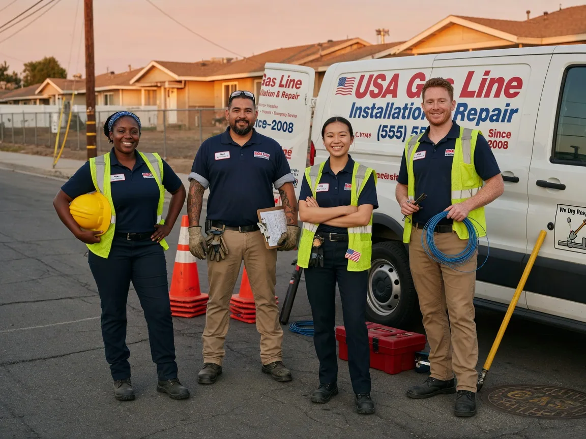 Gas Line Installation company in Harvel, IL